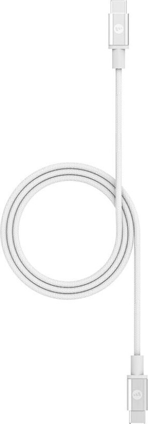 USB-C to USB-C ladekabel 1,5 m (hvit)