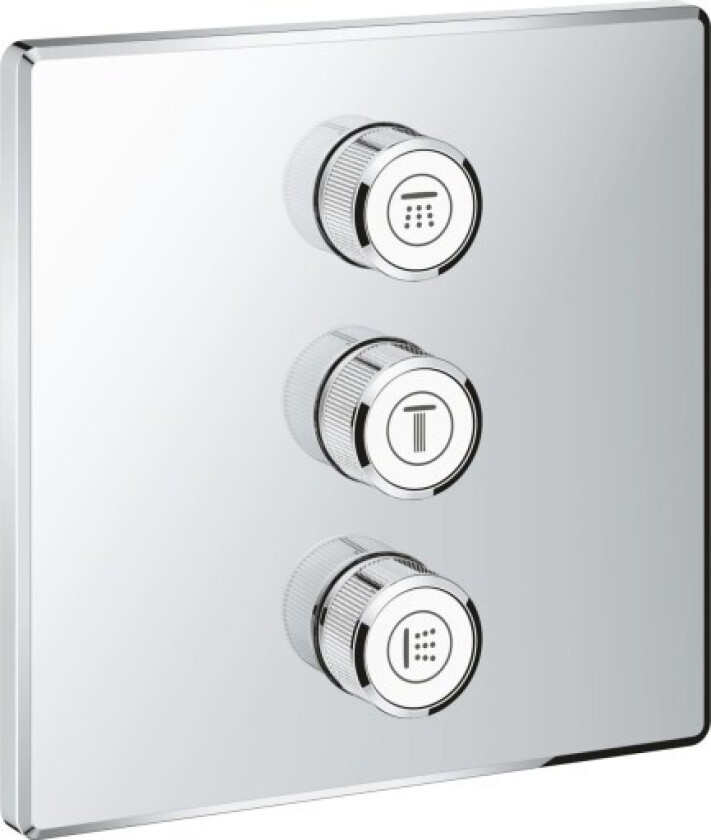 Grohtherm SmartControl dusjbatteri, krom