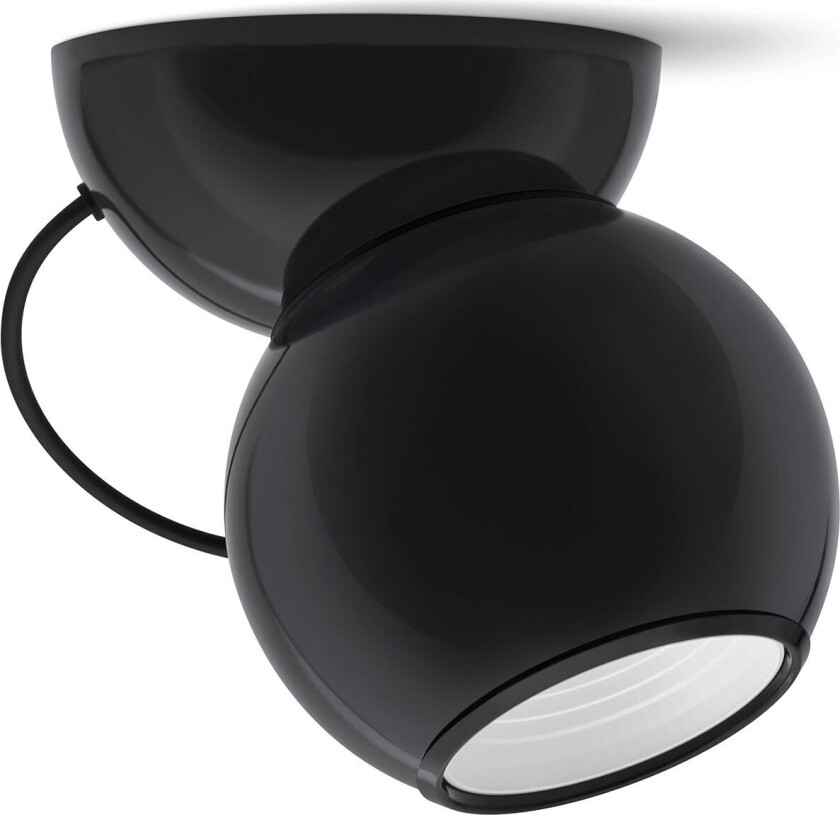 Gravitino 541 Ceiling Light - Glossy Black Ral 9005