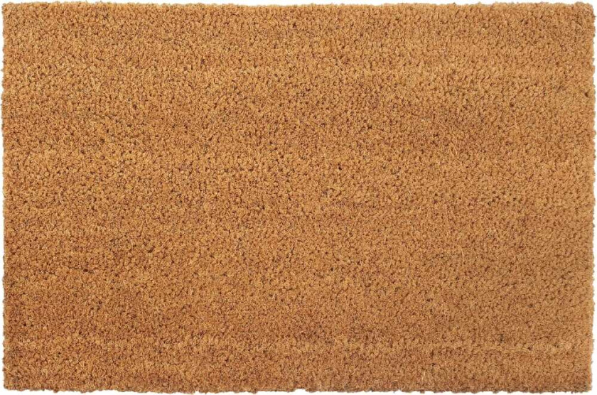 Dørmatte naturlig 40x60 cm tuftet kokosfiber