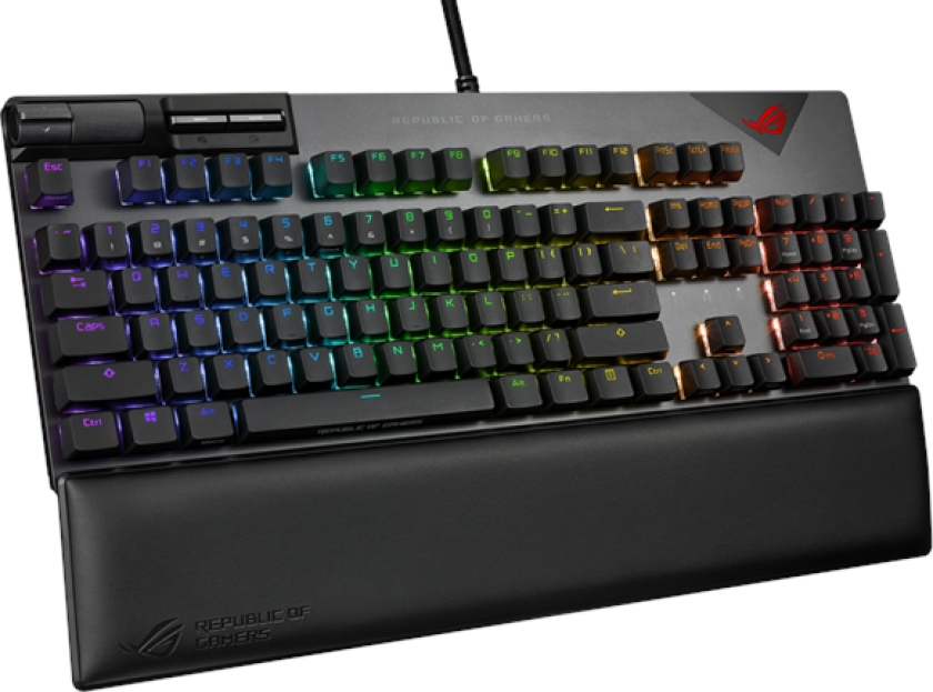 ROG STRIX FLARE II - BROWN NX - ND - Gamingtastatur - Nordisk - Svart