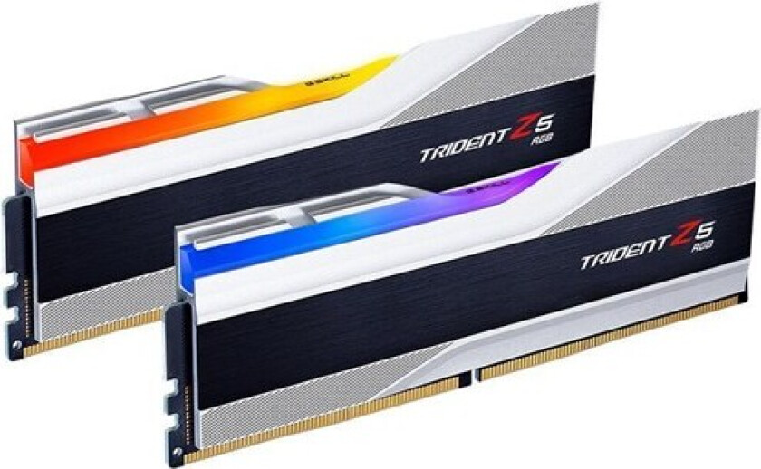 Trident Z5 RGB DDR5-8000 - 32GB - CL38 - Dual Channel (2 stk) - Intel XMP - Sølv med RGB