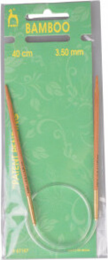 Rundpinner Bambus 40cm 3,50mm / 15.7in US 4