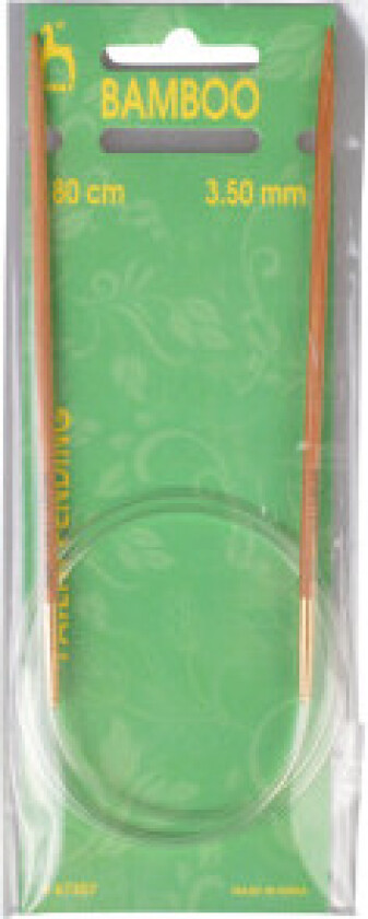 Rundpinner Bambus 80cm 3,50mm / 31.5in US 4