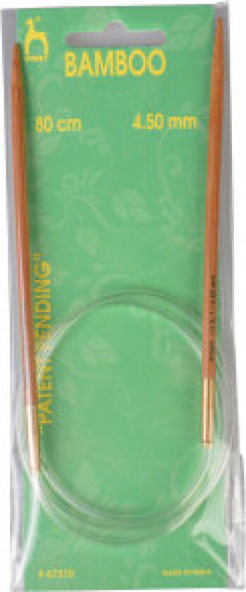 Rundpinner Bambus 80cm 4,50mm / 31.5in US 7