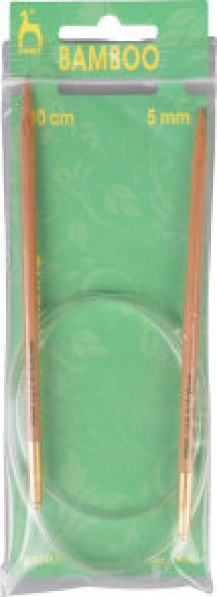 Rundpinner Bambus 80cm 5,00mm / 31.5in US 8