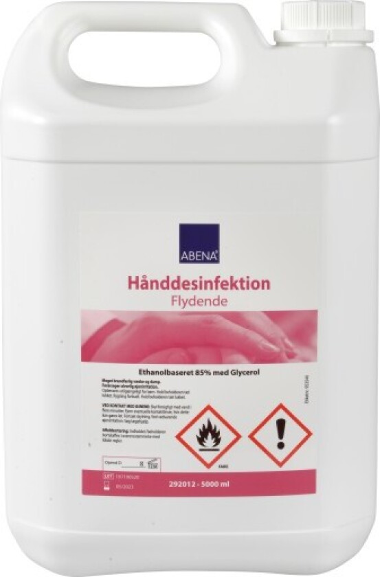 hånddesinfeksjon, flytende, 5 l