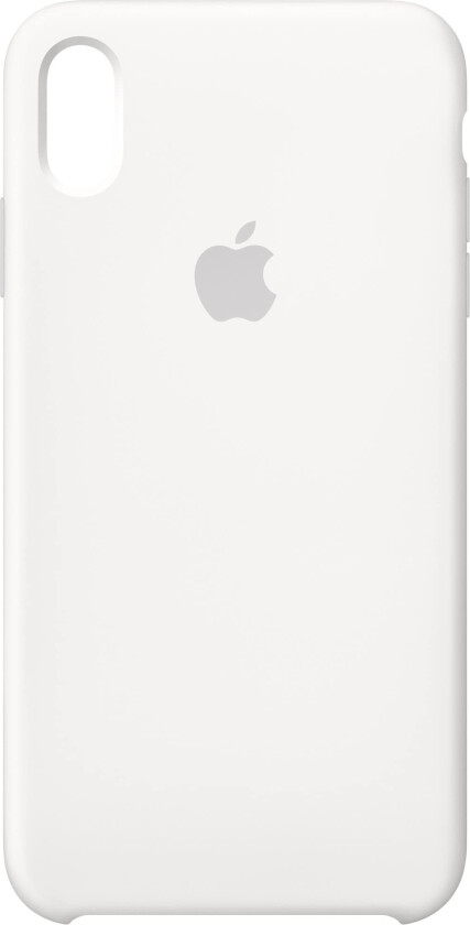 iPhone Xs Max silikondeksel (hvit)