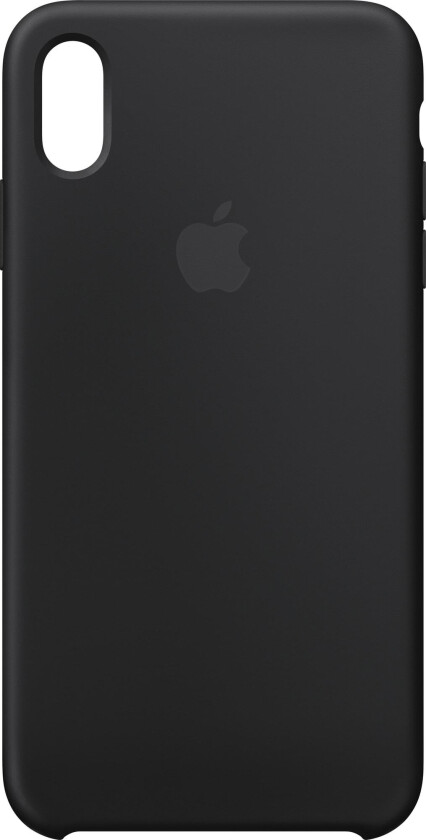 iPhone Xs Max silikondeksel (sort)