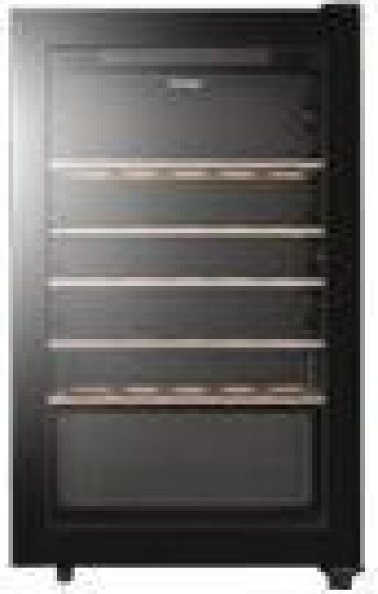 HAIER HWS33GG - Vinkjøler - bredde: 49.9 cm - dybde: 45.5 cm - høyde: 83 cm - 93 liter - Klasse G - svart