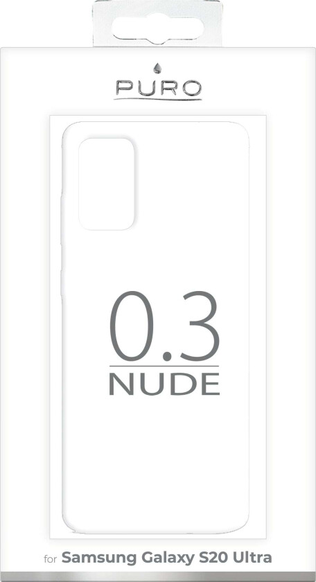 0.3 Nude Samsung Galaxy S20 Ultra deksel (gjennomsiktig)