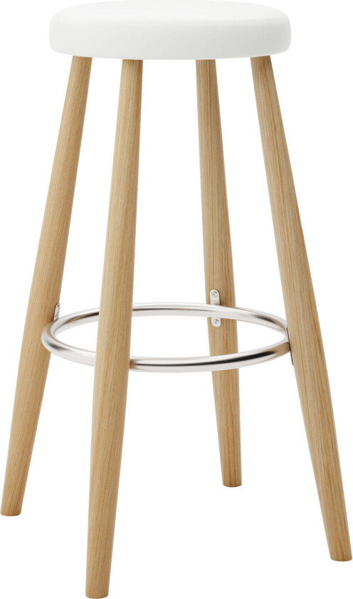Ch56 High Stool, Oljad Ek, Lädergrupp B Thor - 390