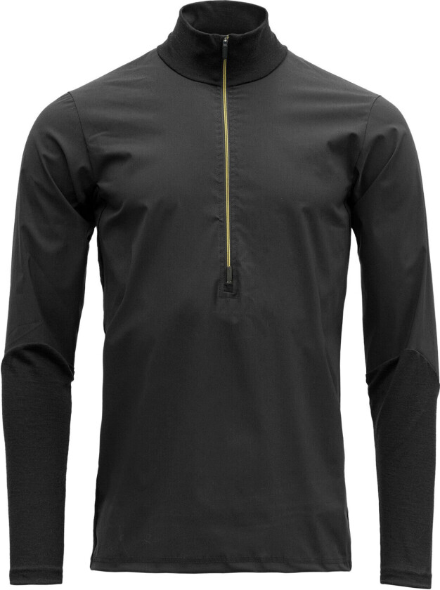 Bilde av Running Merino Cover Zip Neck Herre A/Caviar M