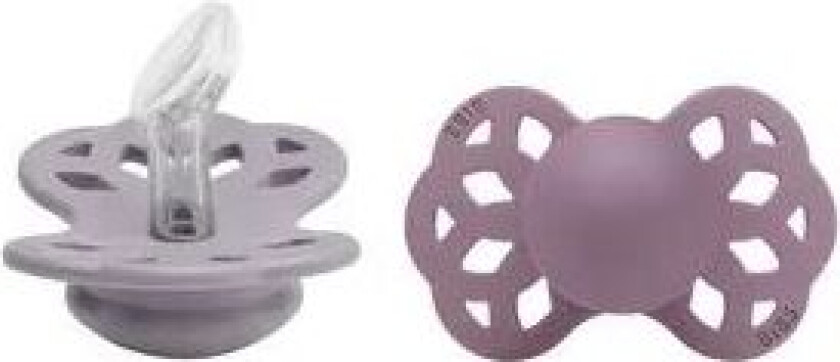 Infinity Silikon Smokk 2-pack Fossil Grey/Mauve str. Str. 1