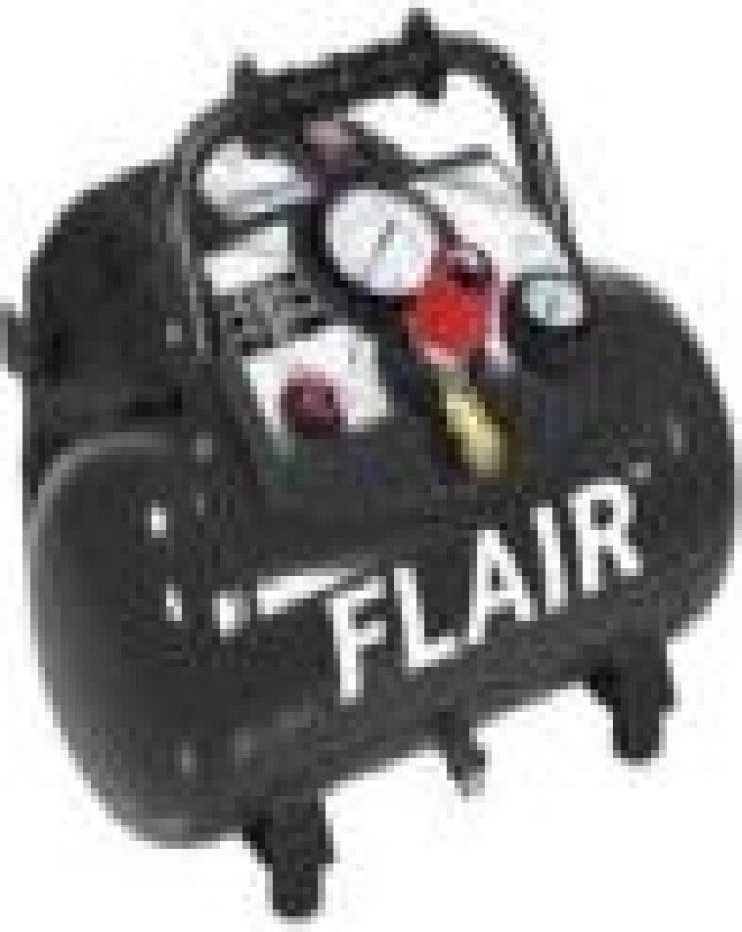Flair 15/12 oliefri kompressor - 12 ltr beholder 1,5hk
