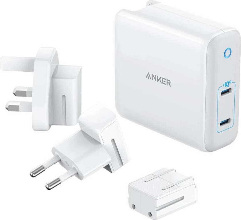 PowerPort III 2-Port 60W USB-C lader (hvit)