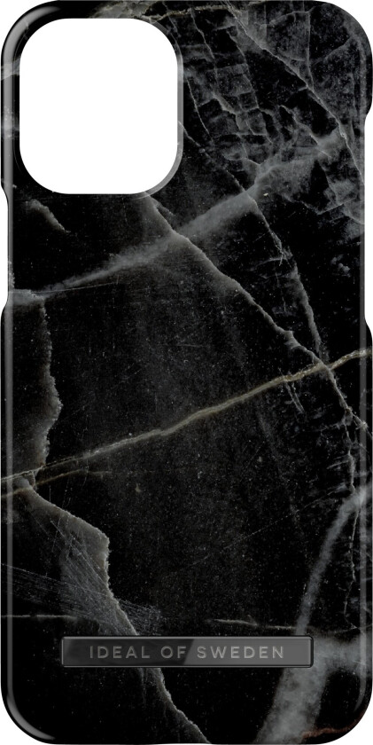 deksel for iPhone 13 mini (Black Thunder Marble)