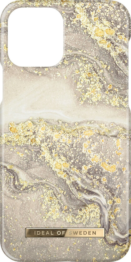 deksel for iPhone 13 (Sparkle Greige Marble)