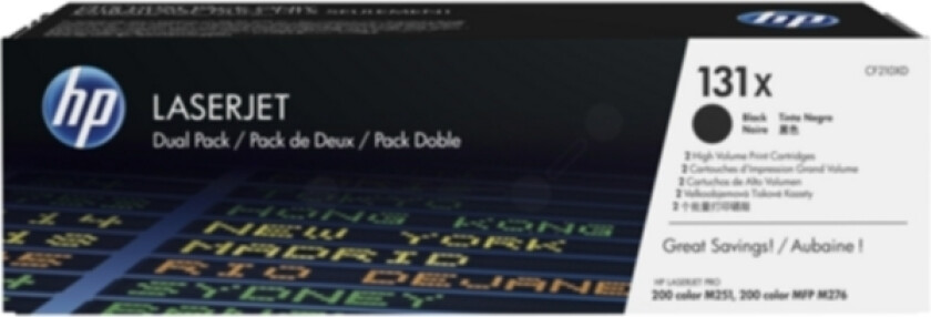 131X Toner Svart