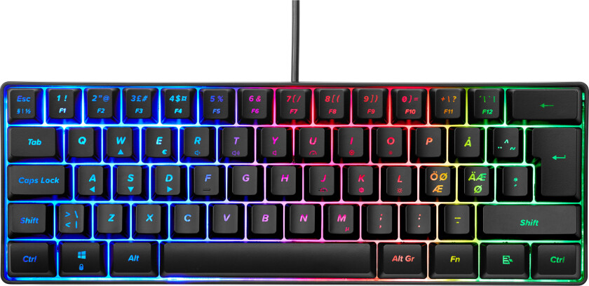 MX5 Mini gamingtastatur (sort)