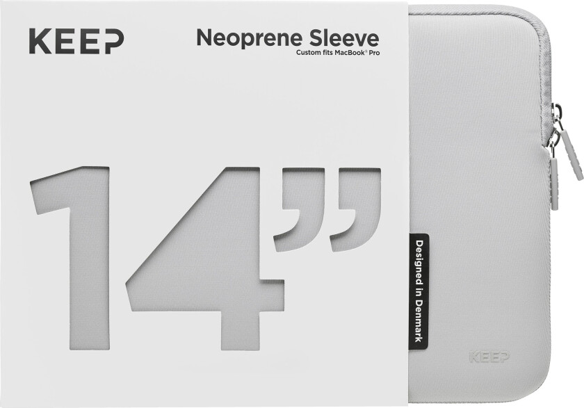 14" etui til MacBook (sølv)
