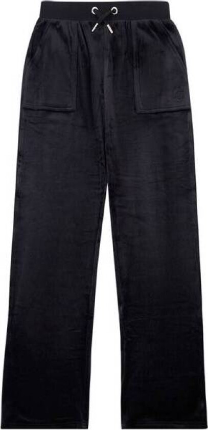 Bilde av Velour Joggebukse Til Barn, Black