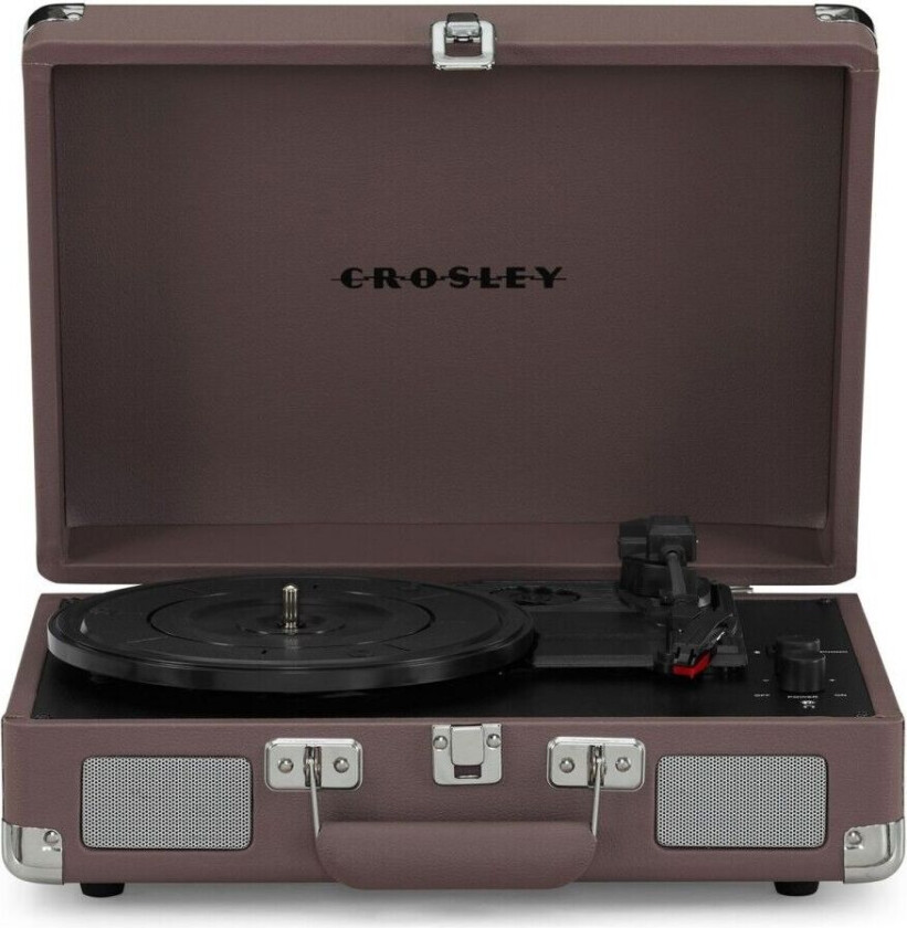 Cruiser Plus Deluxe Portable Turntable Bluetooth Out Purple