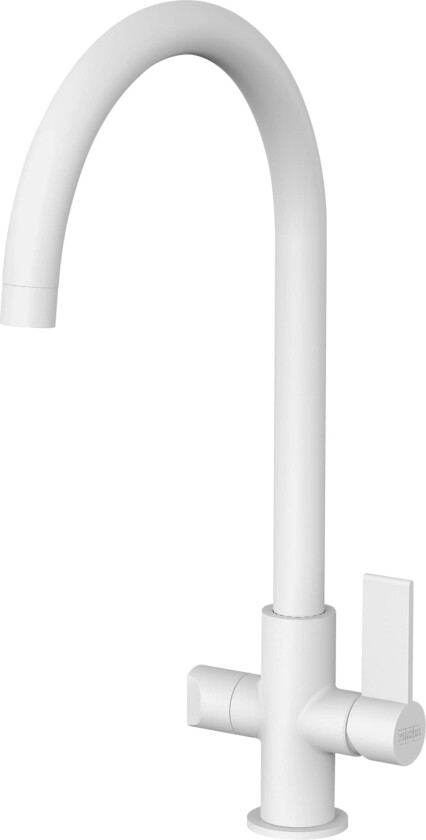 Ambient blandebatteri med ventil (hvit)