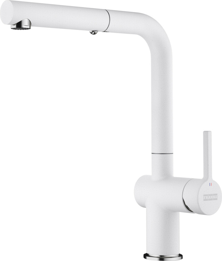 Active 2.0 blandebatteri med uttrekkbar tut (hvit)