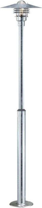 Vejers stolpe justerbar 125-215cm - galvanisert