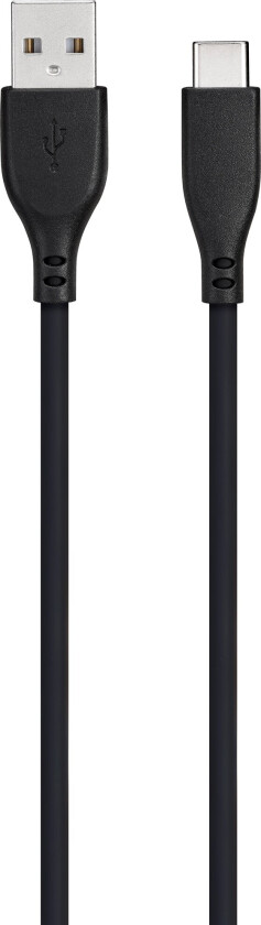 Bilde av USB-A to USB-C kabel 2m (sort)
