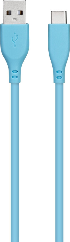 USB-A til USB-C-kabel 2m (blå)