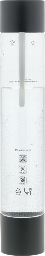 flaske til kullsyremaskin 800ml (sort)