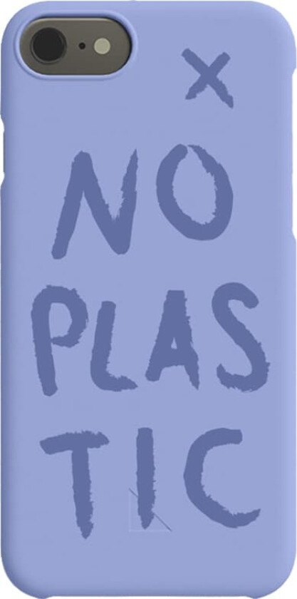 No Plastic deksel til iPhone 8/7/6/SE (blå)