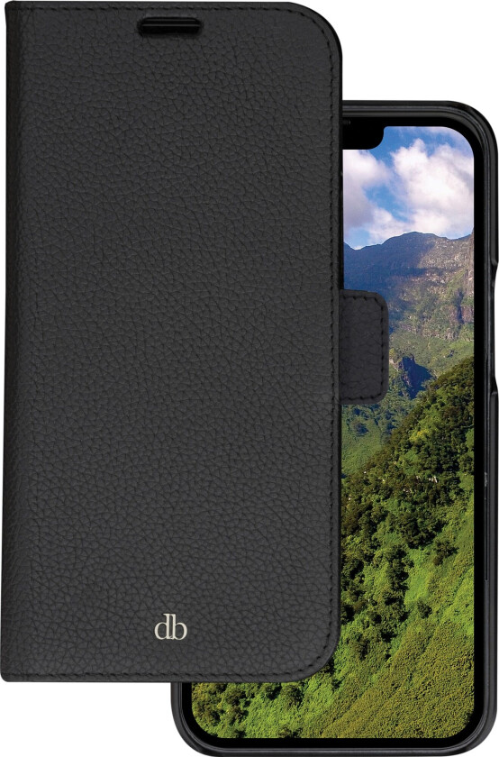 Dbramante1928 New York wallet iPhone 14 Pro Max lommebokdeksel (night black)