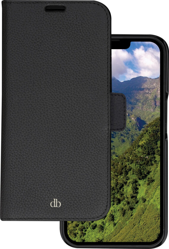 Dbramante1928 New York wallet iPhone 14 Pro lommebokdeksel (night black)