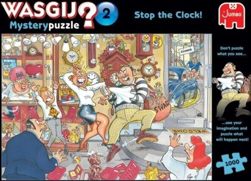 Jumbo Wasgij Mystery 2 Stop the Clock 1000 Teile Puzzle (81933)