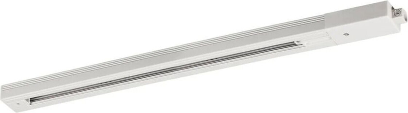 Link skinne 1,8 meter med endekobling - Hvit