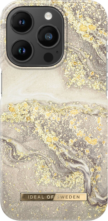 IDEAL OF SWEDEN iPhone 14 Pro deksel (spark greige marble)