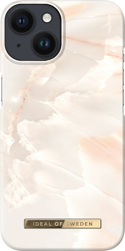 IDEAL OF SWEDEN iPhone 14 deksel (rose pearl marble)