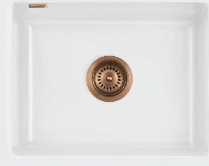 Mera 50U kjøkkenvask, 55,1x44x1 cm, matt hvit