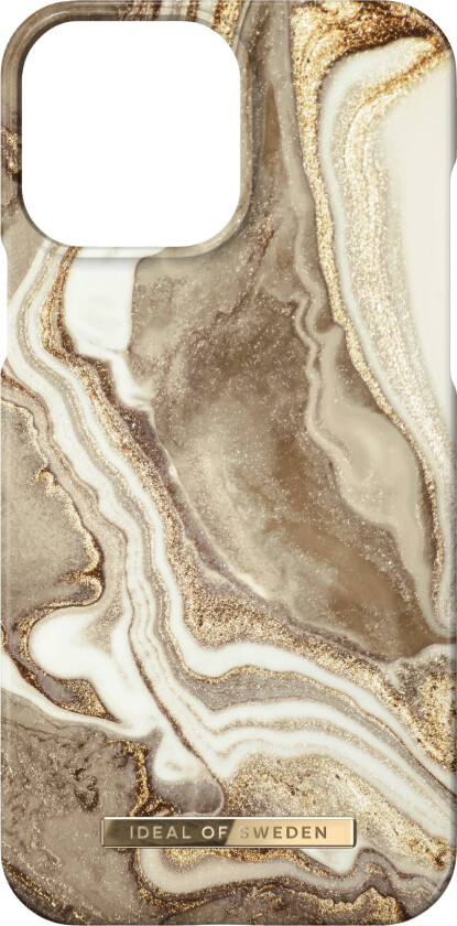 IDEAL OF SWEDEN iPhone 14 Pro Max deksel (golden sand marble)