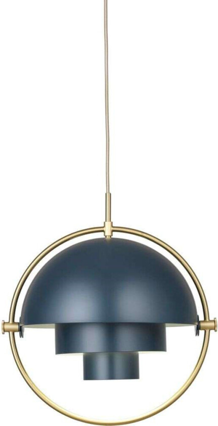 Multi-Lite Pendant Midnight Blue / Mässing