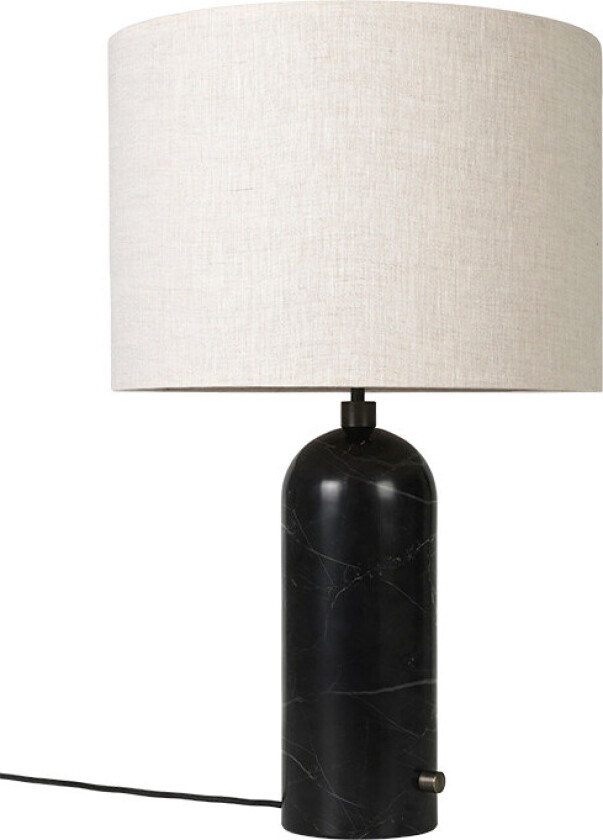 Gravity Table Lamp – Large Canvas / Black Marble