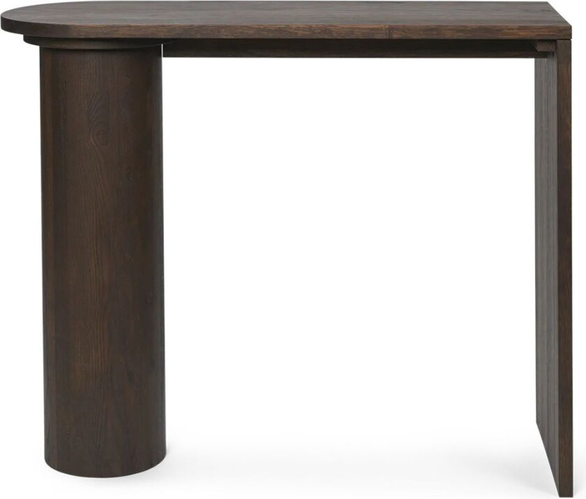 Pylo Console Table sidebord 85 x 36 x 100 cm Dark Stained Oak