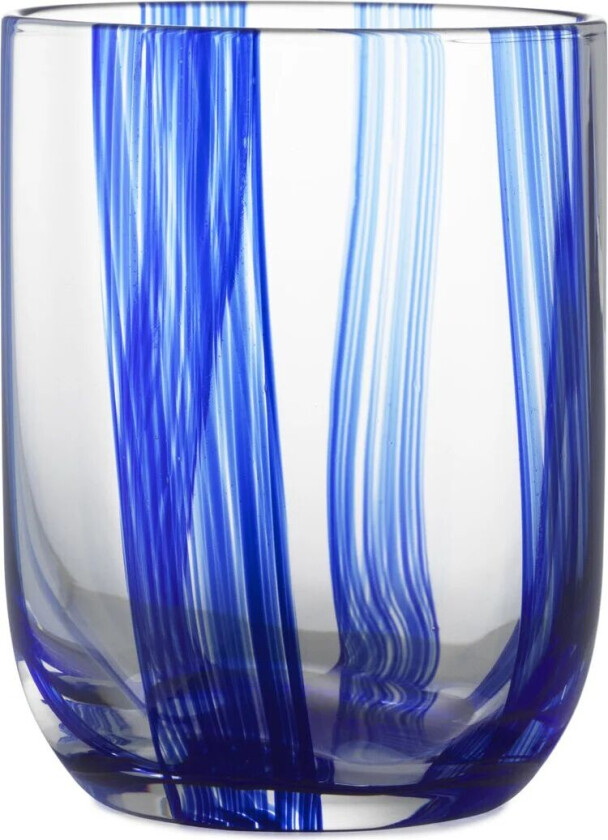 Stripe glass 39 cl Blue Stripes