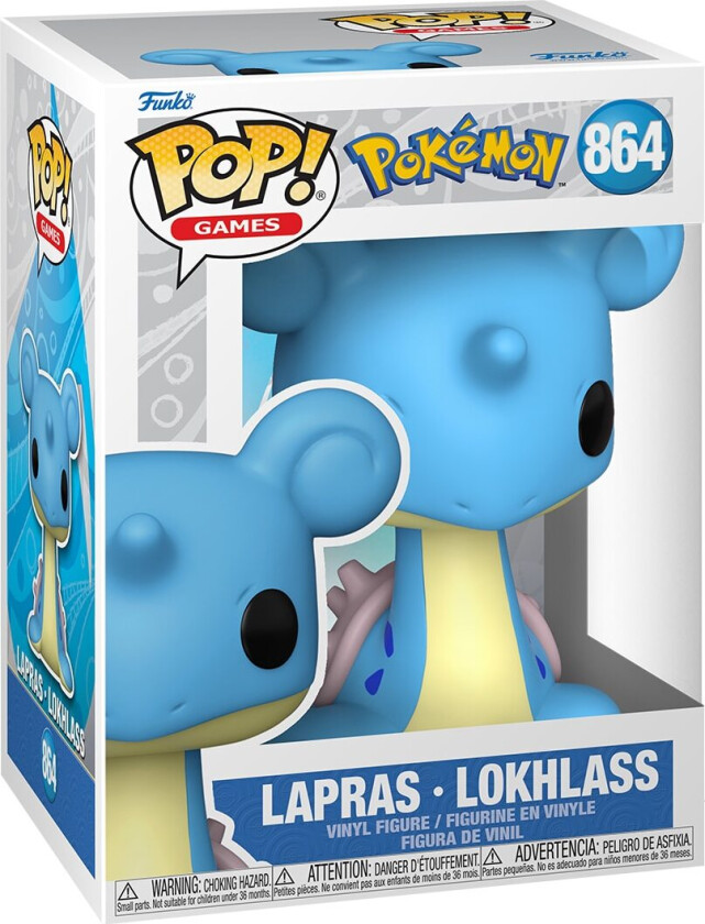 Pop! Vinyl Pokemon Lapras figur