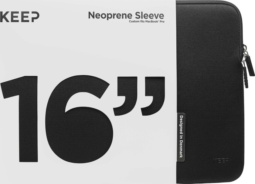 KEEP MacBook etui 16" (sort)