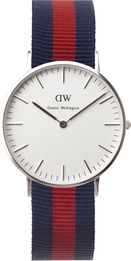Oxford Silver Lady 0601DW - Kvarts - Sølv - Dameklokker - Stoff - Mineral