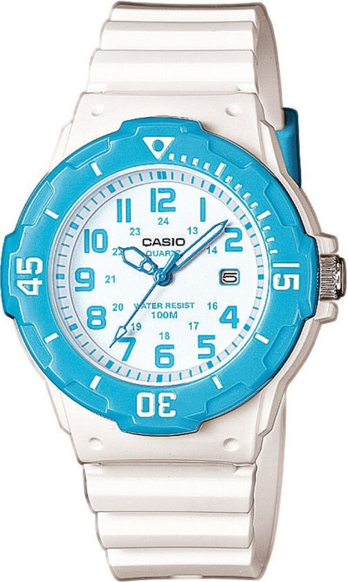 Classic LRW-200H-2BVEF - Kvarts - Hvit - Unisex - Resinledd - Akryl